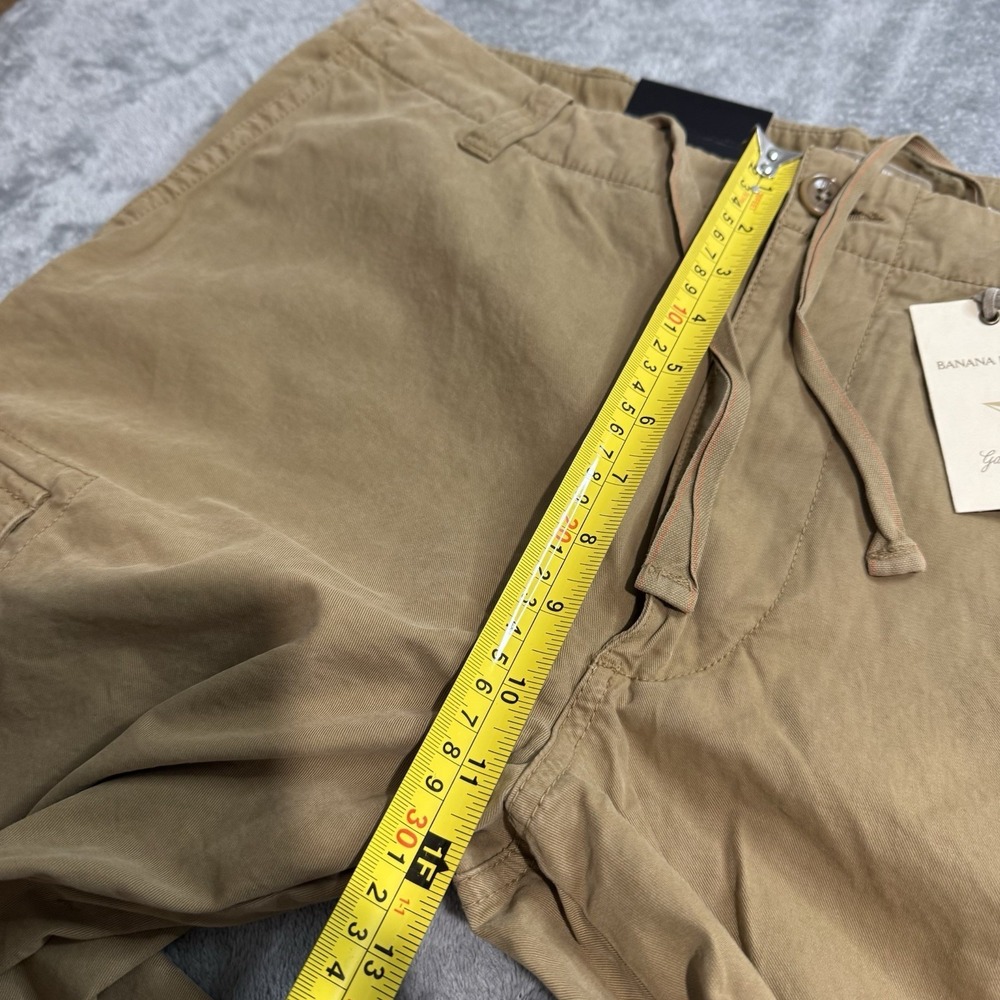 Banana Republic NWT Garment Dye Cargo Pants Mens 38x30 Brown Outdoor Utility - Picture 12 of 14